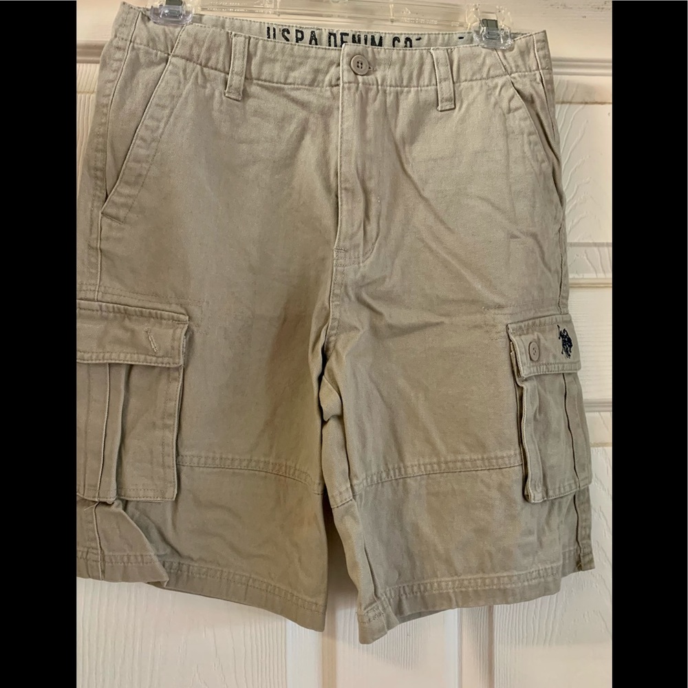 U.S. Polo Association Denim Cargo Shorts Size‎ 14